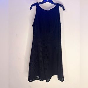 NY&Company Black lace polka dot pattern dress size M. Barely worn